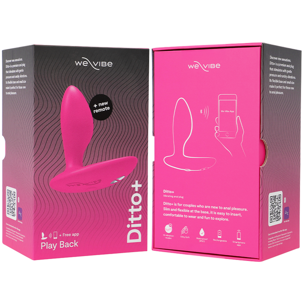 WE-VIBE - DITTO+ ANAL PLUG VIBRATOR ROSA