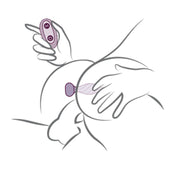 ROCKS-OFF - PETITE SENSATIONS DESIRE ANAL PLUG MIT SCHWARZER FERNBEDIENUNG