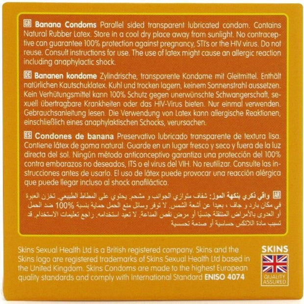 SKINS - BANANA PREMIUM KONDOME PACKUNG 4