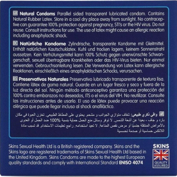 SKINS - NATÜRLICHE PREMIUM-KONDOME PACKUNG 4