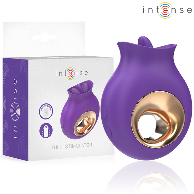 INTENSE - TULI KLITORISSTIMULATOR 9 VIBRATIONEN & 9 OSZILLATIONEN LILA