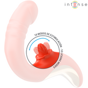 INTENSE - PAULINA VIBRATOR UND STIMULATOR IN U-FORM ROT