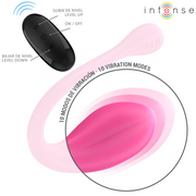 INTENSE - JANICE U VIBRATOR DOPPELSTIMULATION 10 VIBRATIONEN ROSA FERNBEDIENUNG
