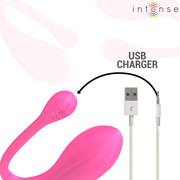 INTENSE - JANICE U VIBRATOR DOPPELSTIMULATION 10 VIBRATIONEN ROSA FERNBEDIENUNG