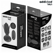ADDICTED TOYS - PLUG ANAL CON LENGUA VIBRADORA Y CONTROL REMOTO