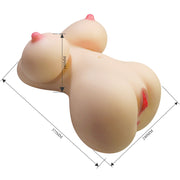 CRAZY BULL - FIONA REALISTISCHER WEIBLICHER TORSO VAGINA UND ANAL 7,1 KG