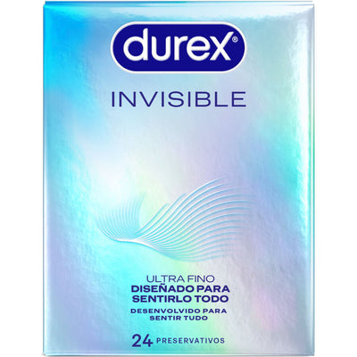 DUREX - ULTRADÜNNE UNSICHTBARE KONDOME 24 EINHEITEN