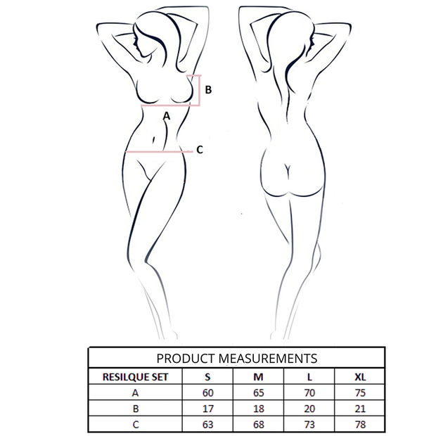 PASSION - RESILQUE BH + STRING SET TOMATENROT S/M