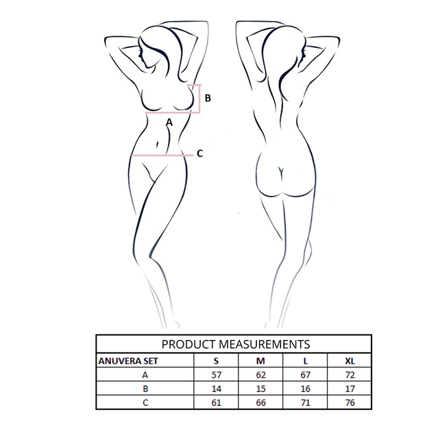 PASSION - ANUVERA BH + STRING SET FIRE BRICK L/XL