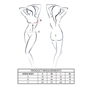 PASSION - SENSIE BODY TEAL S/M