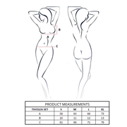 PASSION - TIVOLEA BH + STRING SET MISTY ROSE S/M