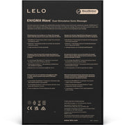 LELO - ENIGMA WAVE DREIFACH-VIBRATIONSMASSAGEGERÄT CYBER PURPLE