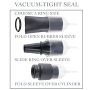 FETISH FANTASY SERIES - STIMULIERENDE WELLENSERIE FÜR DIE DÄRME MIT VERSTÄRKERRINGEN