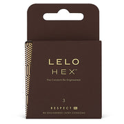 LELO HEX CONDOMS RESPECT XL 3 PACK