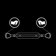 FETISH SUBMISSIVE - HUNDEGESCHIRR MIT NOPRENE-FUTTER