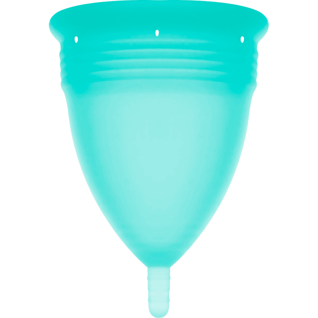 STERCUP - FDA SILIKON-MENSTRUALCUP AQUAMARIN - GRÖSSE S