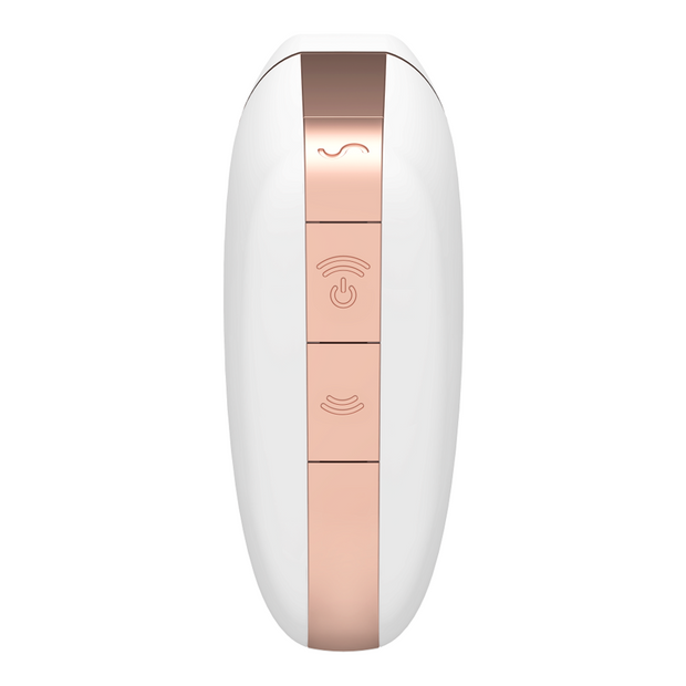SATISFYER - LOVE TRIANGLE STIMULATOR & VIBRATOR WEISS