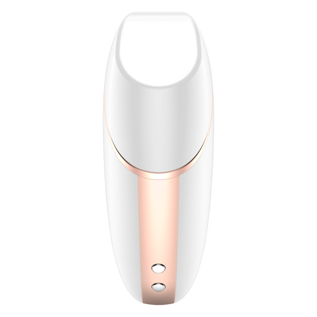 SATISFYER - LOVE TRIANGLE STIMULATOR & VIBRATOR WEISS
