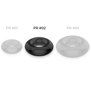 POWERING - SUPER FLEXIBLER UND WIDERSTANDSFÄHIGER PENISRING 4,5 CM SCHWARZ