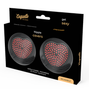 COQUETTE CHIC DESIRE - ROT/SCHWARZE NIPPELABDECKUNGEN